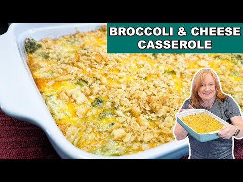 BROCCOLI & CHEESE Casserole, A Perfect Side Dish Accompaniment