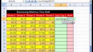 Excel Array Formula Series #5: SUM 3 Largest Values