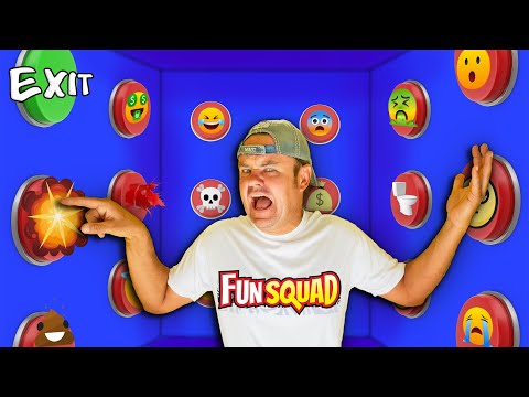 100 Mystery Buttons.. Only 1 Will Let you ESCAPE this Unbreakable Box!