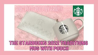 THE STARBUCKS 2022 TRADITIONS MUG AND POUCH E-STICKERS 2022 STARBUCKS COLLECTIBLE ITEM UNBOXING