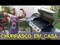 Diário de um Bodybuilder em Miami #80 - Churrasco em Casa / Treinei no meu dia OFF