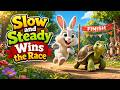 Rabbit Vs Tortoise Amazing Moral Story For Kids Slow And Steady Wins The Race