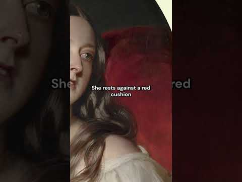 I'm glad she found someone that matched her freak | Queen Victoria by Franz Xaver Winterhalter #art