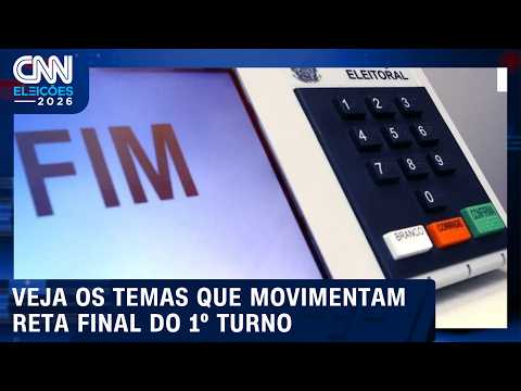 Polarização, indecisos e votos no exterior; analistas comentam temas da reta final do 1º turno