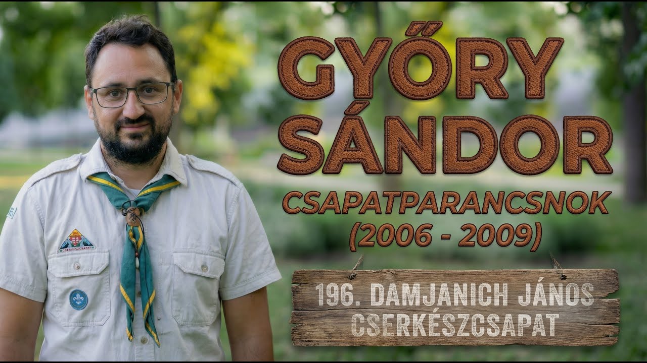 Győry Sándor csapatparancsnok interjú videó előnézet (2006-2009)