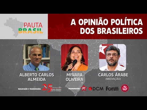 #aovivo | A opinião política dos brasileiros | Pauta Brasil