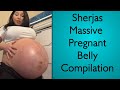 Sherjas Massive Pregnant Belly Compilation TikTok