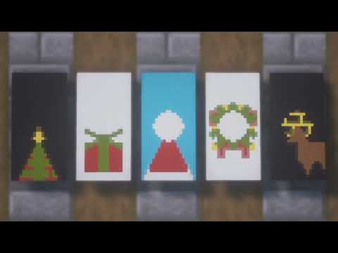 Новогодние флаги в Майнкрафте Майнкрафт (Первое Видео)