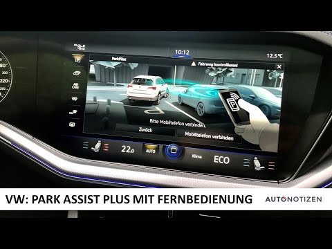 Park Assist Plus mit Fernbedienung im VW Touareg 2021: Test, Review des Assistenzsystems