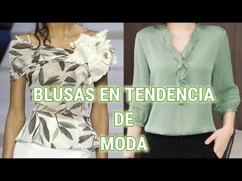 TENDENCIAS MODA BLUSAS en tendencia de moda de ESTILO ELEGANTE y SENCILLO