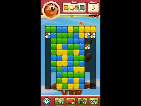 Toon Blast Level 8445 - NO BOOSTERS 🐻🐺🐱 | SKILLGAMING ✔️