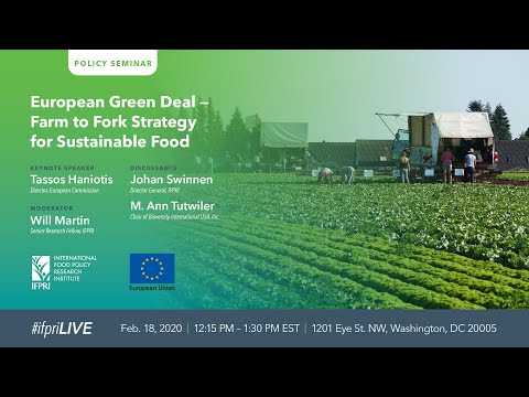 European Green Deal -- Farm to Fork Strategy for Sustainable Food