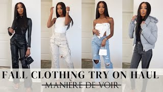 MANIERE DE VOIR TRY ON HAUL | FALL WINTER FASHION CLOTHING HAUL | 2022