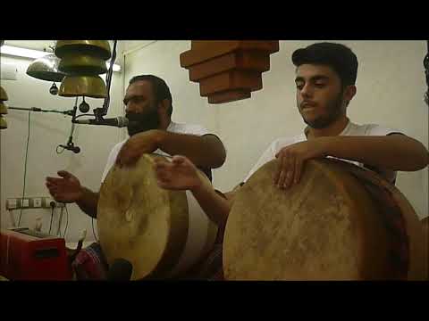 Morshed singing at Zurkhaneh in Kashan, Iran