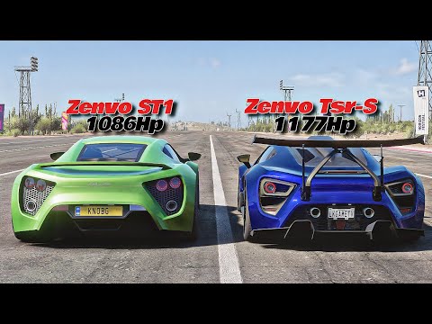 FH5 DRAG RACE - Zenvo Tsr-s Vs Zenvo ST1