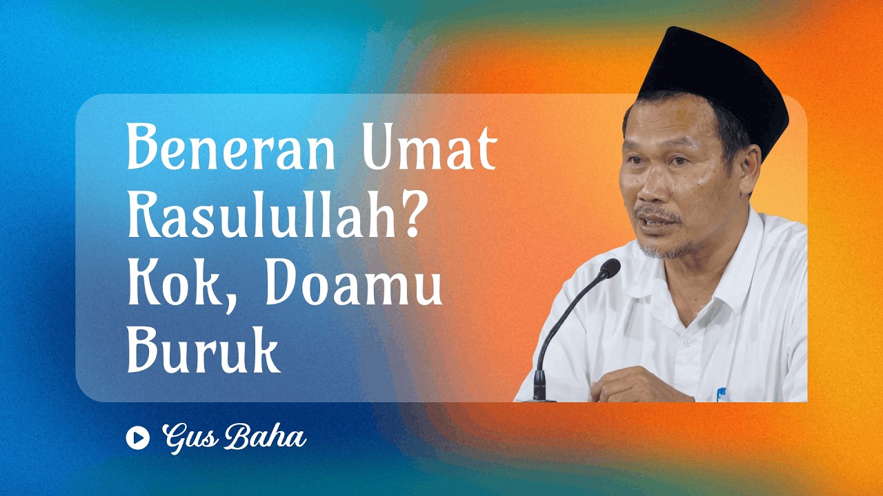 Gus Baha: Beda cara berdoa Nabi Nuh dan Nabi Muhammad