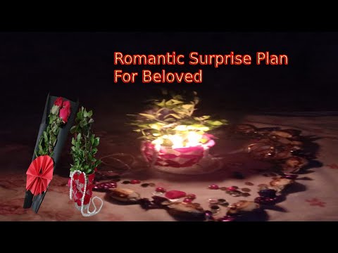 Diy Romantic Surprise Plan For Beloved❤️Using Rose Flowers & Chocolate & Candles❤️By Rania Diy Craft