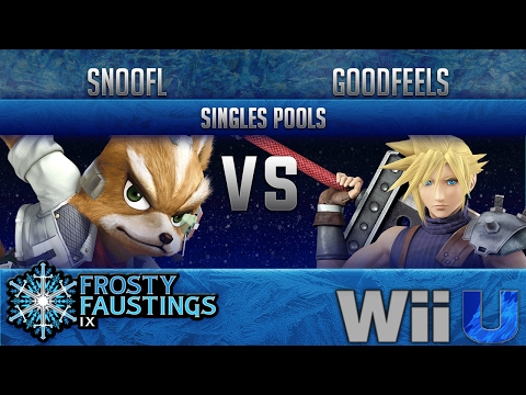 FFIX Smash 4 SINGLES POOLS - SNooFL (Fox) vs Goodfeels (Cloud)
