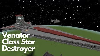 I Built A Massive Venator Class Star Destroyer From Star Wars In Minecraft!