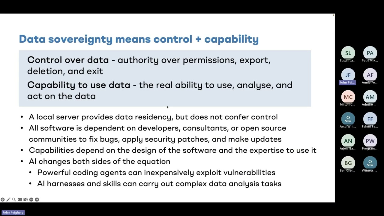 Webinar: Data Sovereignty in the Age of Cloud Computing and AI