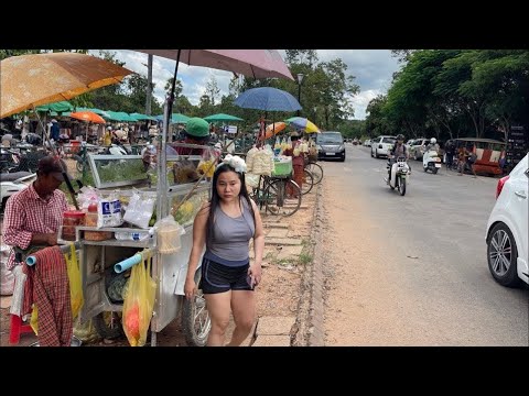 Market & More - Fresh Market Food & People Activities - Cambodia Food Vlog