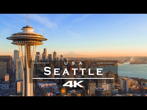 Seattle, Washington - USA 🇺🇸 - by drone [4K]