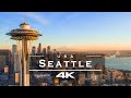 Seattle Washington USA By Drone 4K