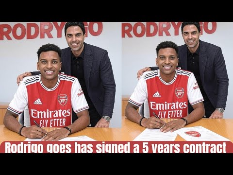 RODRYGO GOES SIGNS 5-YEAR CONTRACT WITH ARSENAL | OFFICIAL ANNOUNCEMENT 🔴⚪