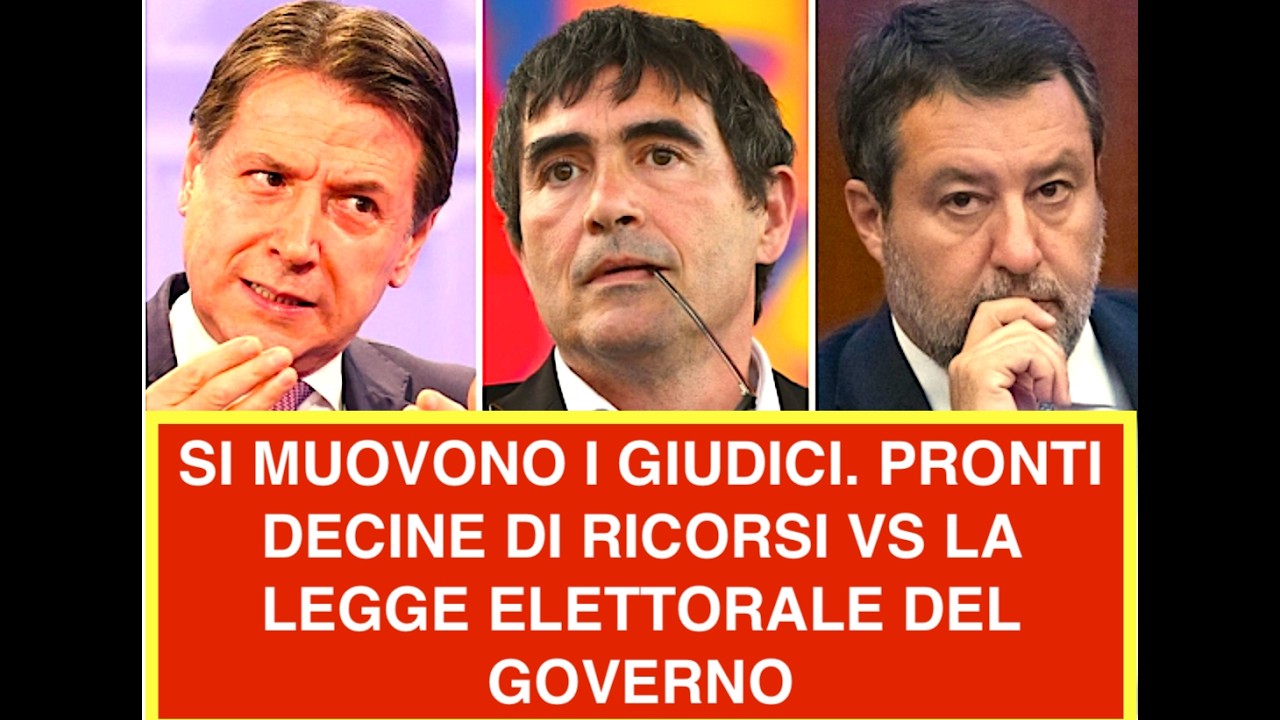 SI MUOVONO I GIUDICI. PRONTI DECINE DI RICORSI VS LA LEGGE ELETTORALE DEL GOVERNO