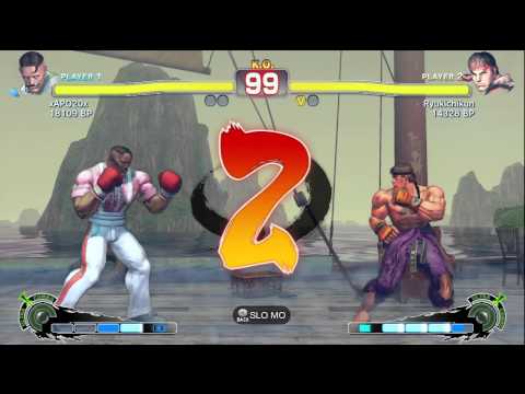 xAPO20x [Dudley] vs Ryukichikun [Ryu] SSF4 Japanese Online Ranked Matches - TRUE-HD