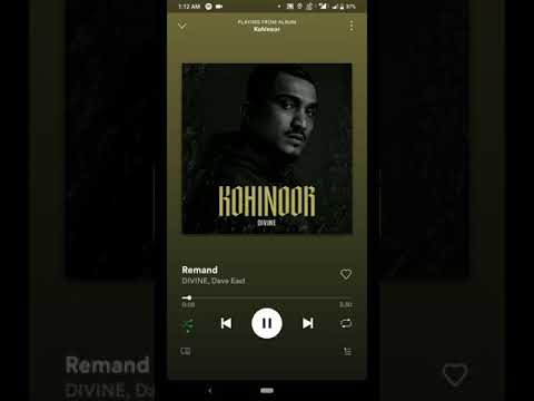 Remand | DIVINE ft. Dave East | Kohinoor | Full Audio | 2019