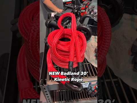 The ALL NEW Badland 30 Ft. Kinetic Recovery Rope is coming to #HarborFreight in the Spring!