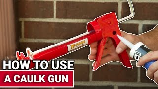 How To Use a Caulk Gun - Ace Hardware