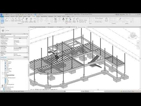 Revit Structure 2023 Foundations and footings and how to create a 3D structural view.