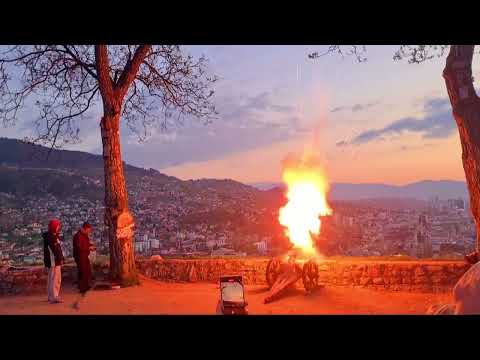 Ramazan 2022 - Sarajevo, pucanj topa, Žuta tabija