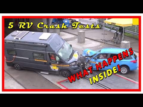 What an RV crash test looks like!