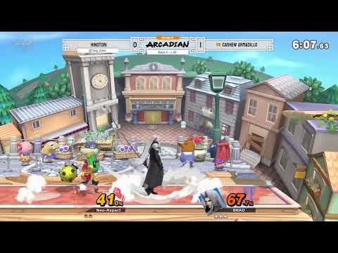 NorCal Ultimate Arcadian 2023 - Wave A - Hinotori (Min Min) vs. Cashew Armadillo (Sephiroth)