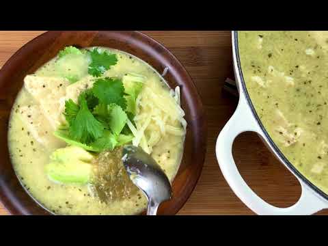 Green Enchilada Chicken Soup