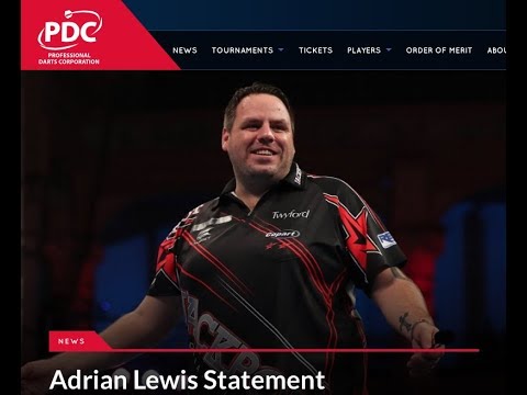 Adrian Lewis Issues Statement After Being Fined & Suspended by Darts Regulation Authority!