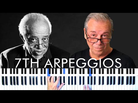 Barry Harris' Jazz Piano Arpeggios + Extra Half Step Rules for Descending Lines