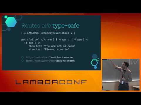 LambdaConf 2015 - Developing Web Applications with Haskell   Alejandro Serrano Mena
