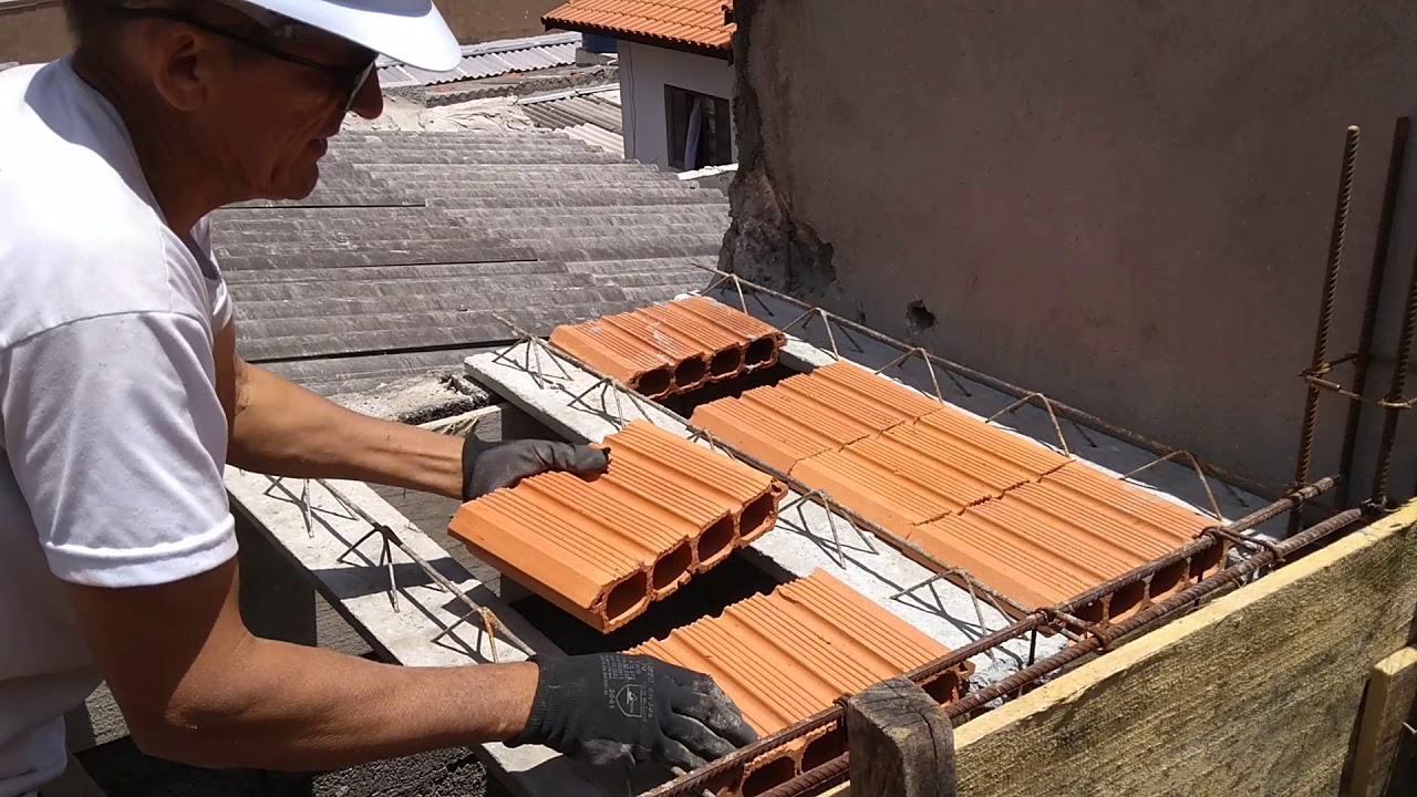 montagem do patamar da escada