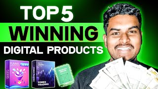 Top 5 winning digital products | How to sell digital products online | digital products ideas