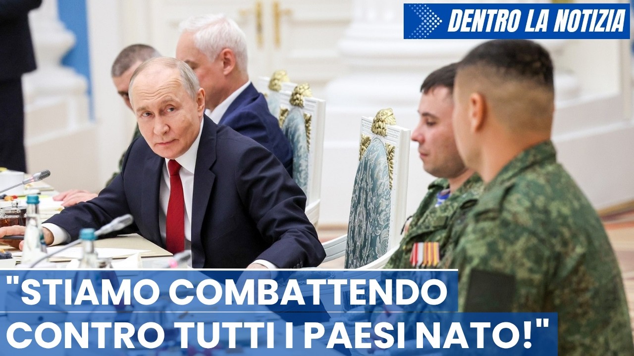 PUTIN, il discorso più importante: Russia sta combattendo da sola contro tutte le nazioni della NATO