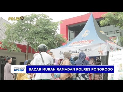 POLRES PONOROGO GELAR BAZAR MURAH RAMADAN