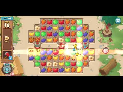 We Bare Bears Match3 Repairs Level 205 - No Boosters