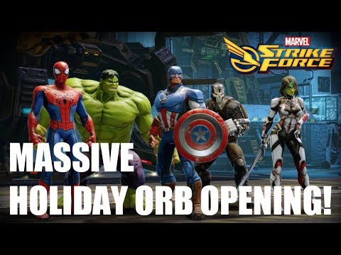 Massive Holiday Orb Opening! - Marvel Strike Force