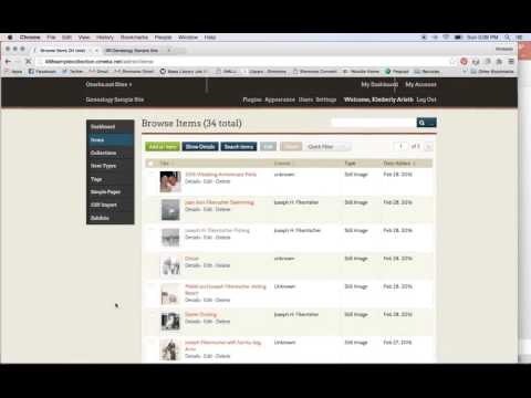Getting Started with Omeka - A Tutorial