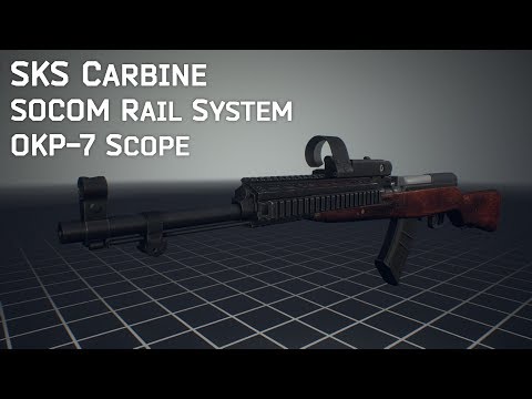 [EFT WP] SKS: SOCOM Tri-Rail System w. OKP-7 Scope