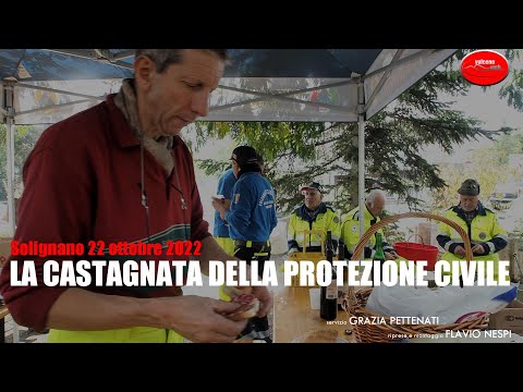 LA CASTAGNATA DELLA PROTEZIONE CIVILE   Solignano 22 ottobre 2022